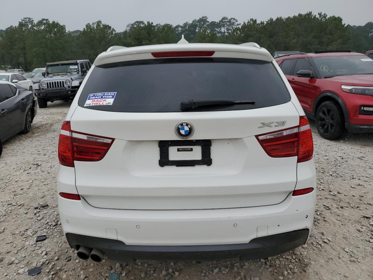 2016 BMW X3 Sdrive28I VIN: 5UXWZ7C54G0M83761 Lot: 54066294