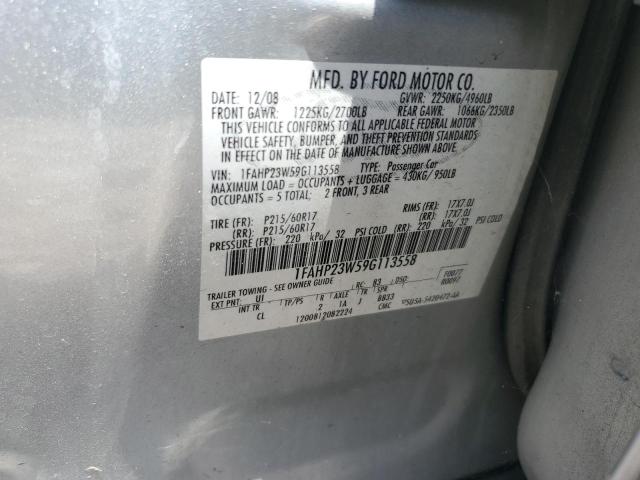 1FAHP23W59G113558 | 2009 Ford taurus se