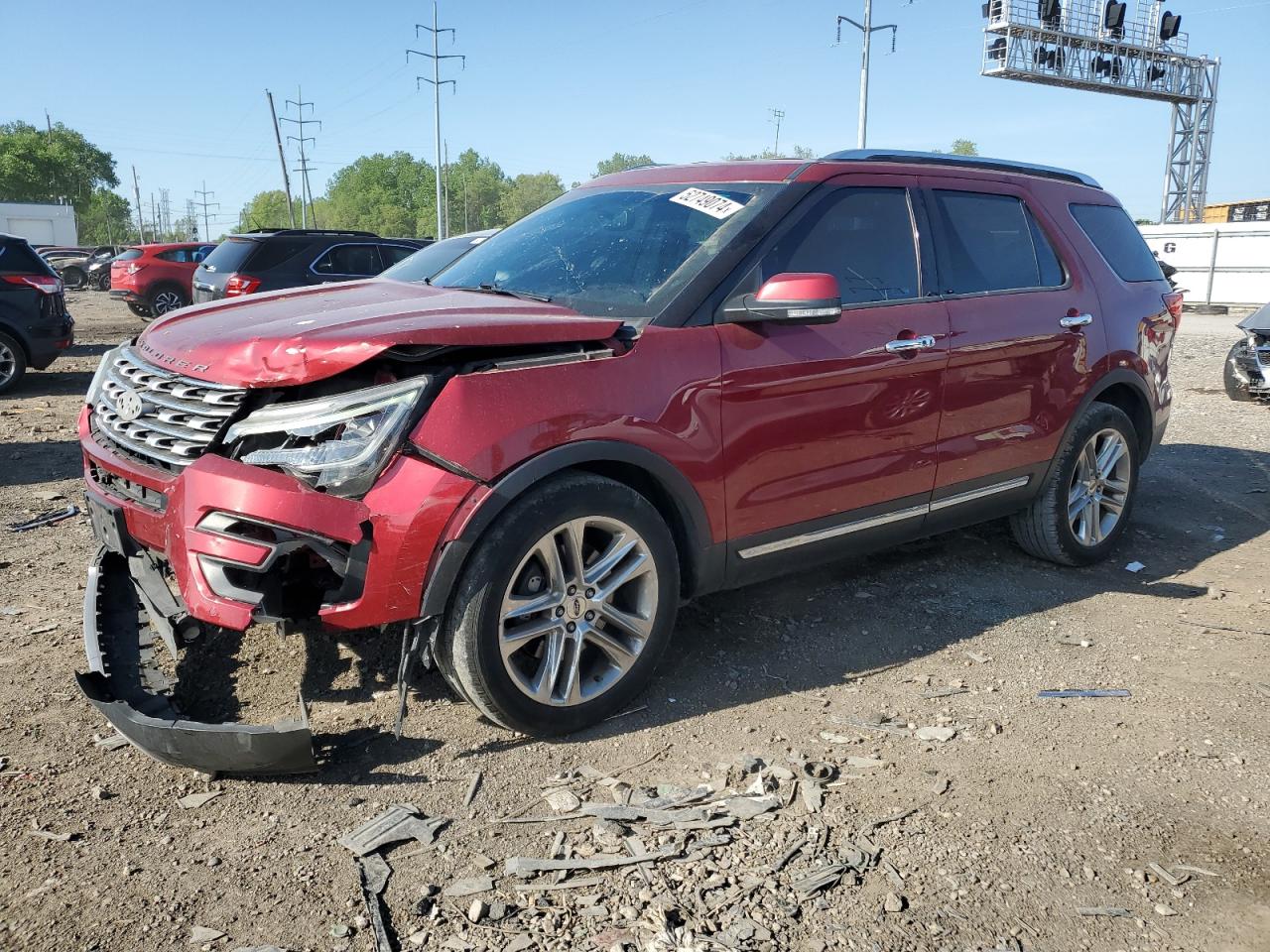 2016 Ford Explorer Limited VIN: 1FM5K7FH3GGD10582 Lot: 52749074