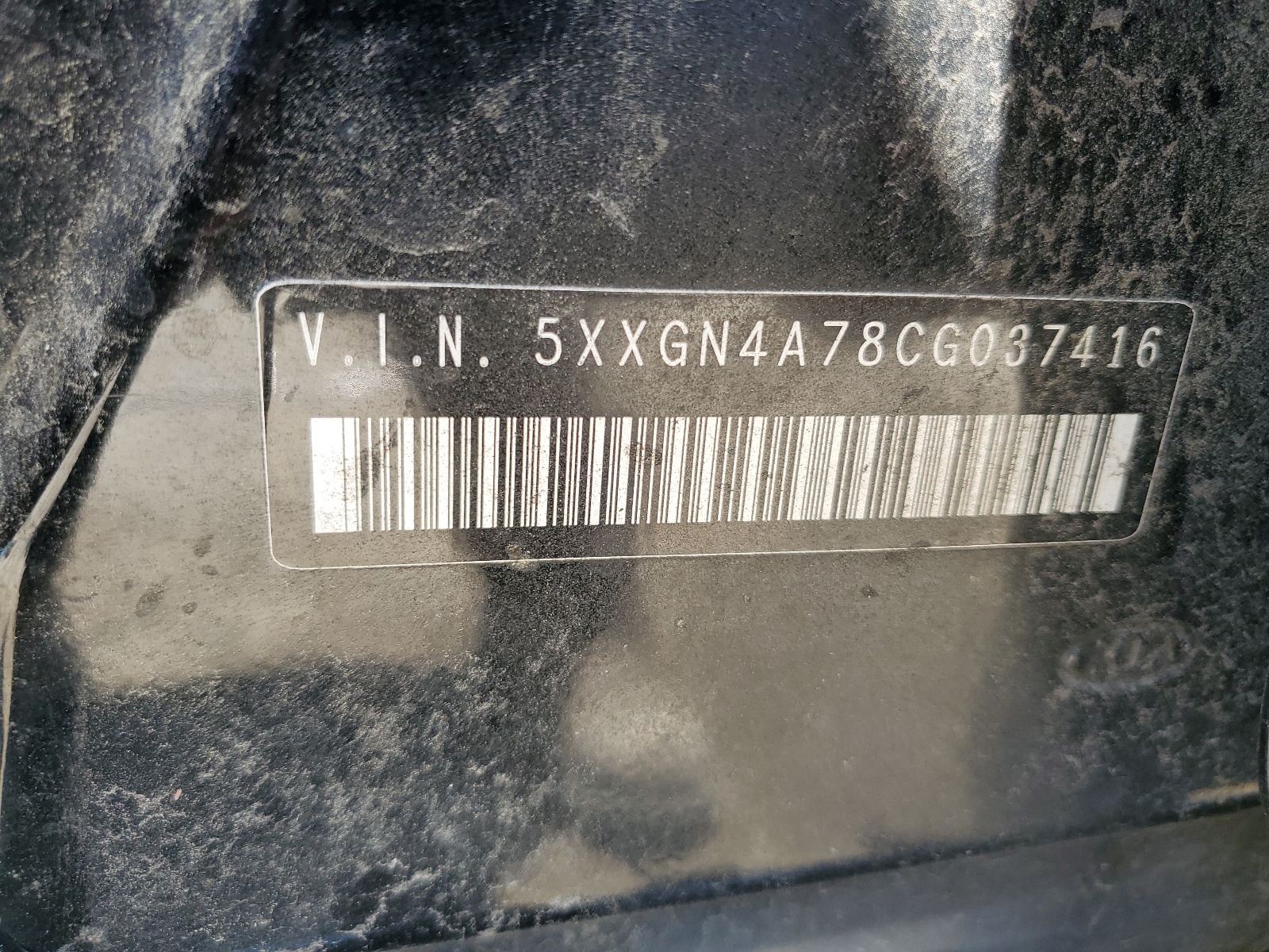 5XXGN4A78CG037416 2012 Kia Optima Ex