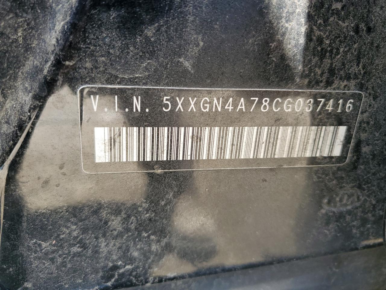 2012 Kia Optima Ex VIN: 5XXGN4A78CG037416 Lot: 57210794