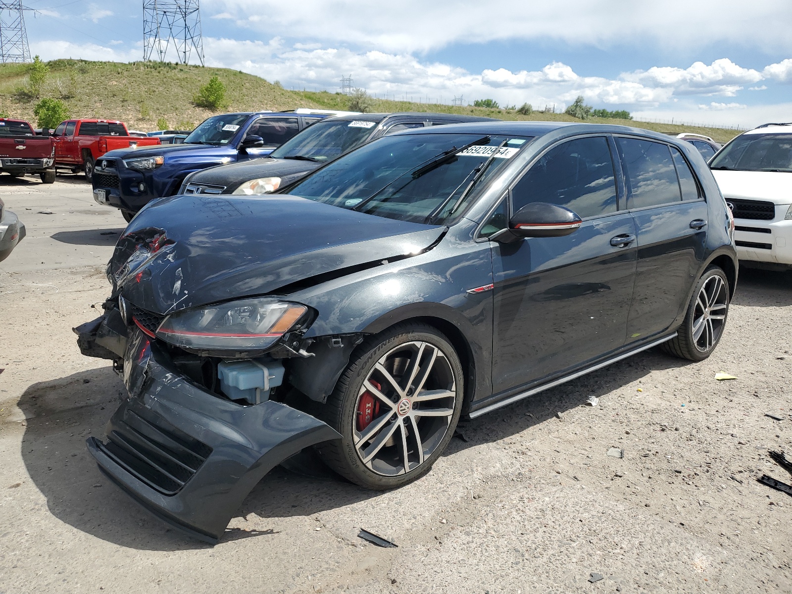 2017 Volkswagen Gti Sport vin: 3VW547AU3HM056668