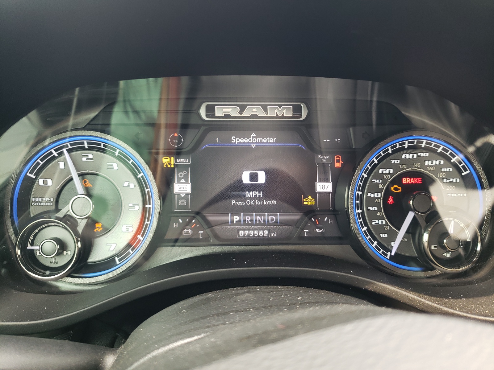 1C6RREHT1KN628705 2019 Ram 1500 Limited