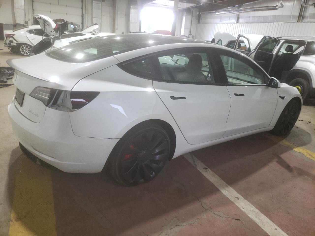 VIN 5YJ3E1EC9PF393788 2023 TESLA MODEL 3 no.3