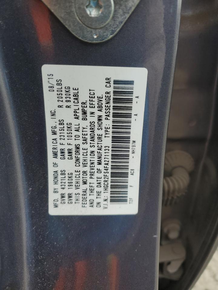 1HGCR2F54FA271133 2015 HONDA ACCORD - Image 12