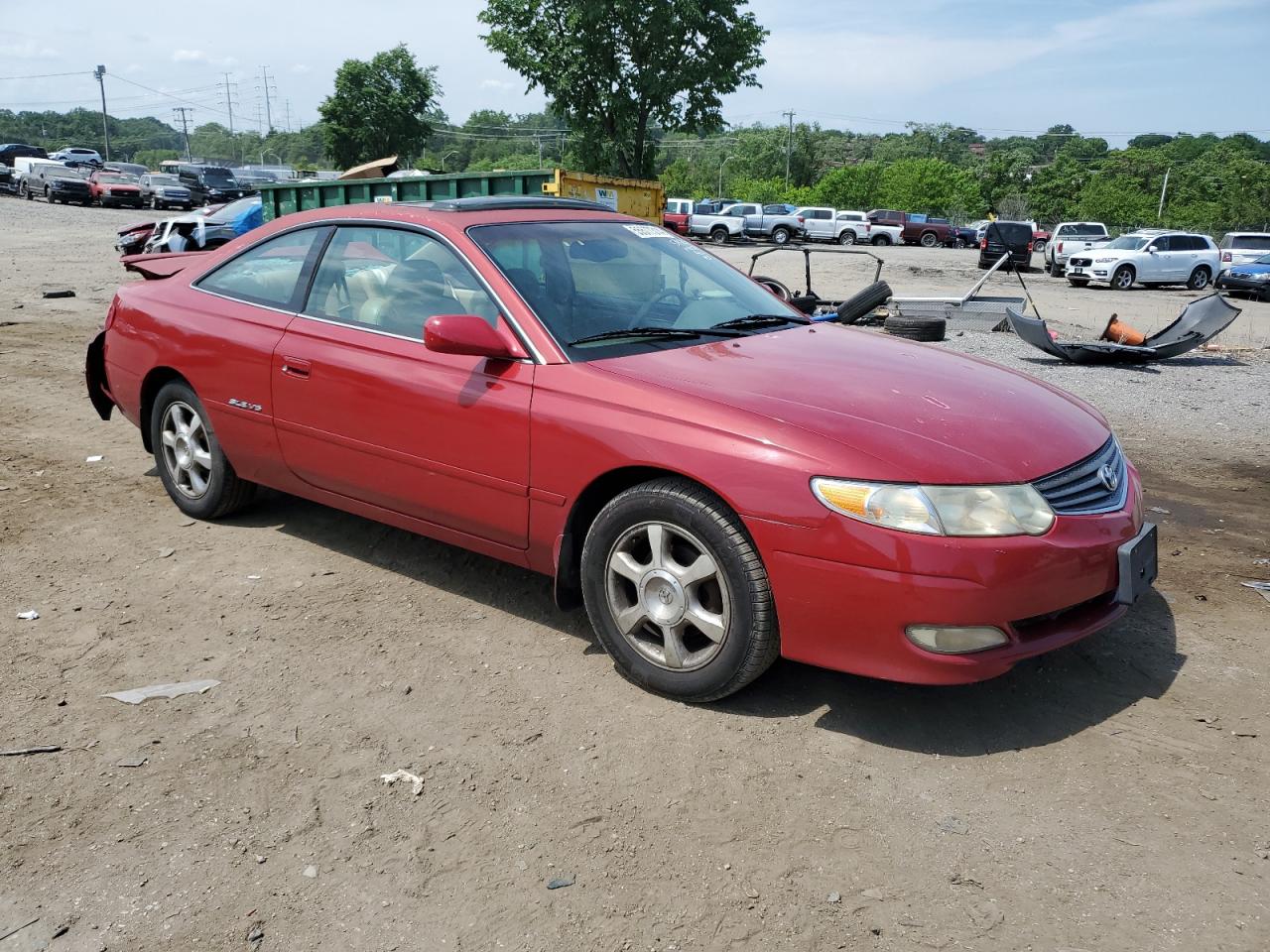 2002 Toyota Camry Solara Se VIN: 2T1CF28P62C597320 Lot: 55577314