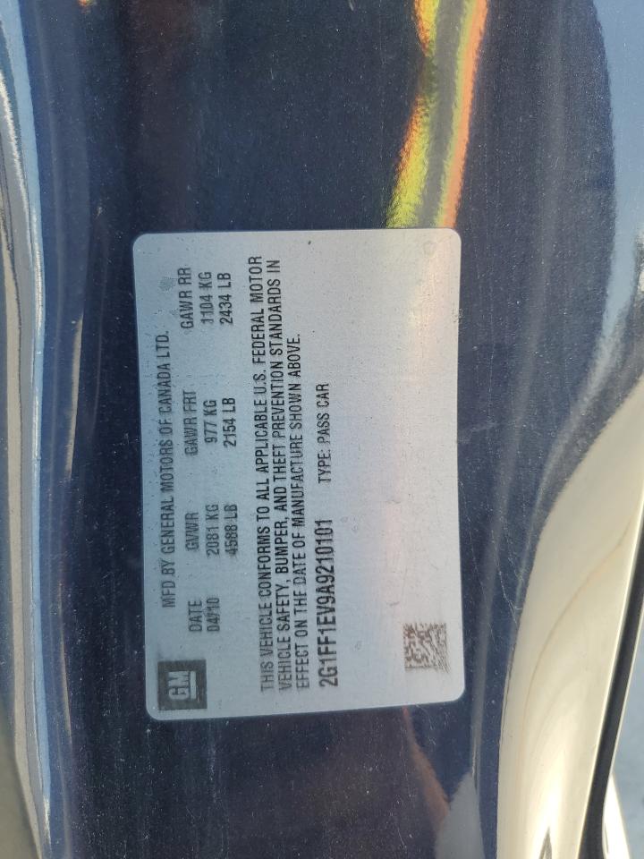 2010 Chevrolet Camaro Lt VIN: 2G1FF1EV9A9210101 Lot: 53798484