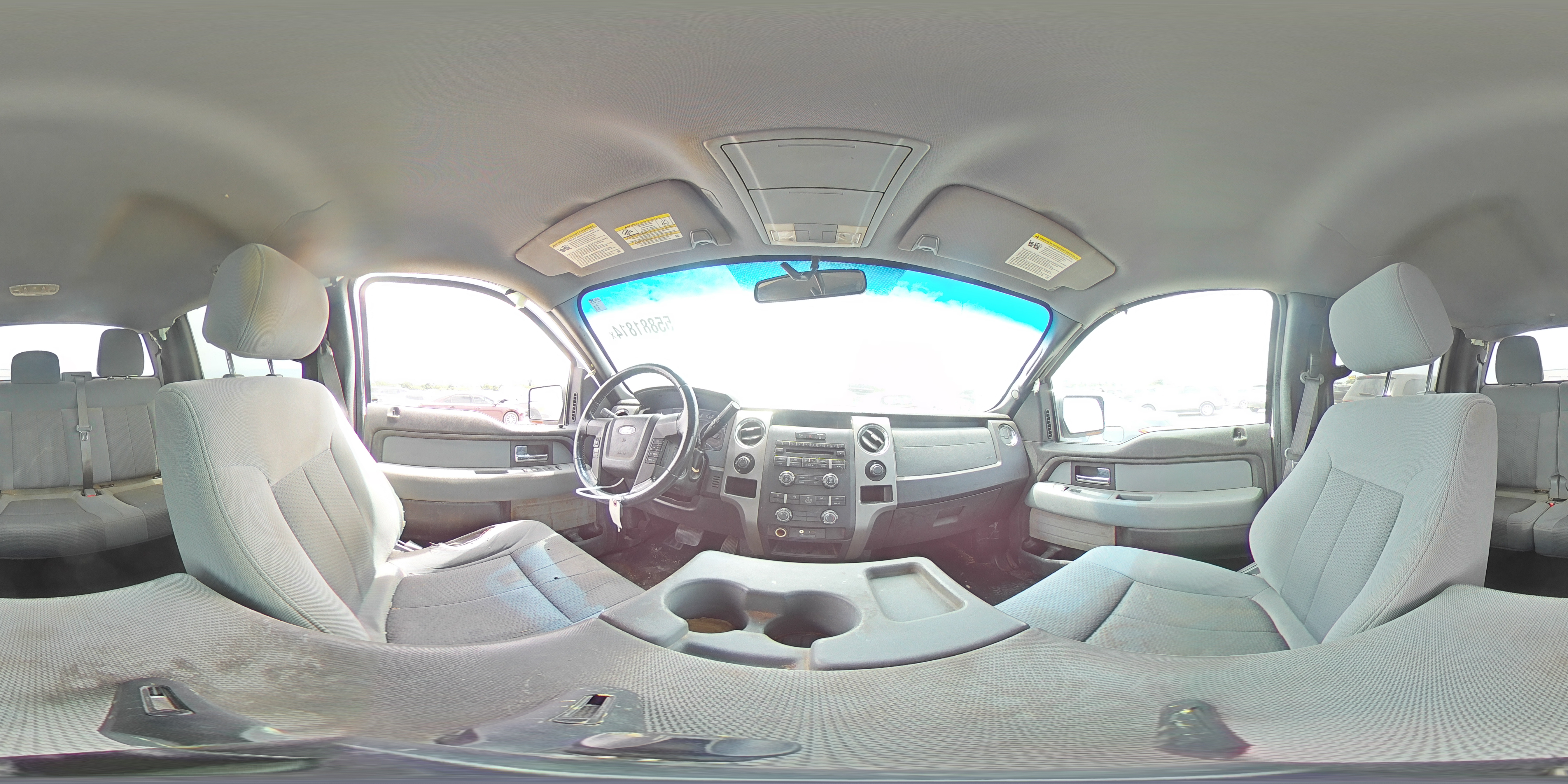 2012 Ford F150 Supercrew VIN: 1FTFW1EF3CFC08838 Lot: 55881814