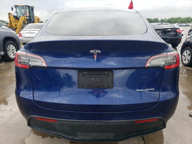  TESLA MODEL Y 2021 Синий