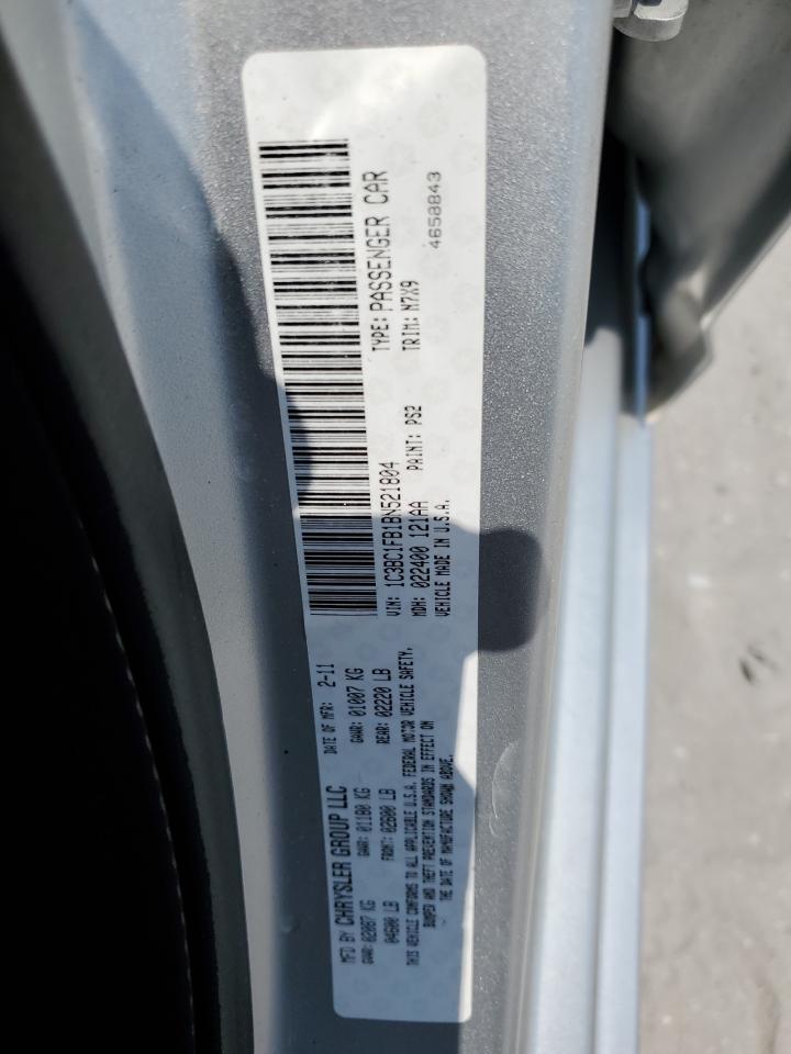 2011 Chrysler 200 Touring VIN: 1C3BC1FB1BN521804 Lot: 59969744