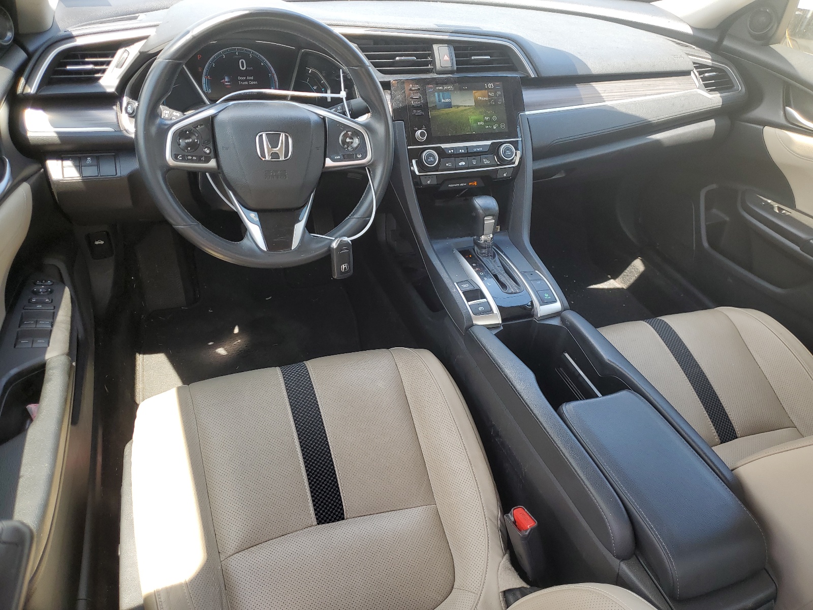 JHMFC1F7XKX006974 2019 Honda Civic Exl