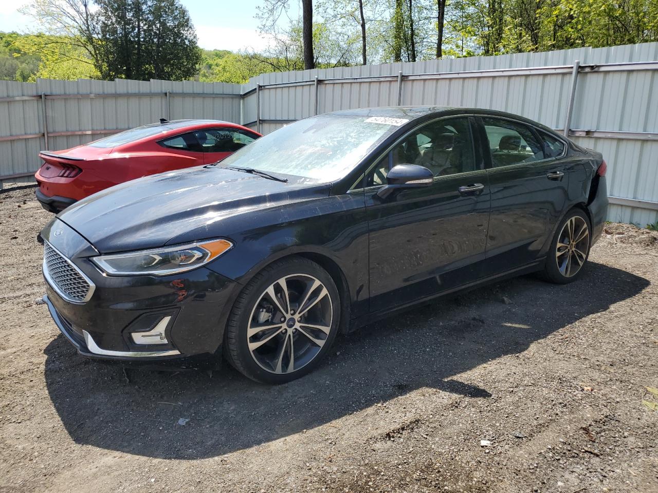 2020 Ford Fusion Titanium продається в Center Rutland, VT - Rear End