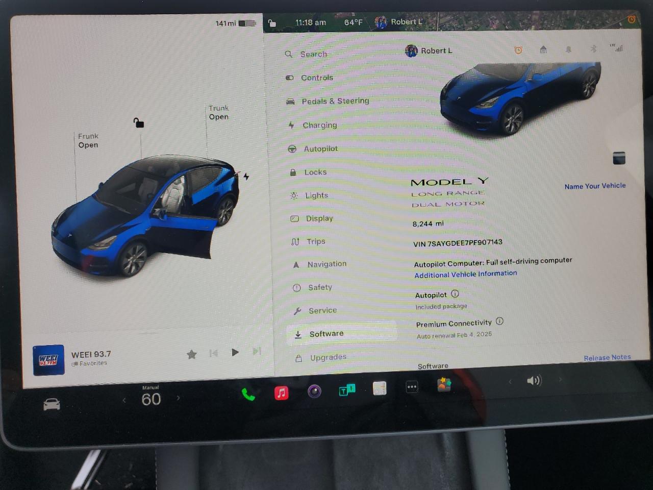 7SAYGDEE7PF907143 Tesla Model Y  9