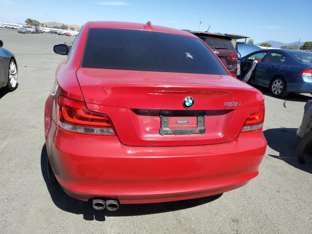  BMW 1 SERIES 2012 Червоний