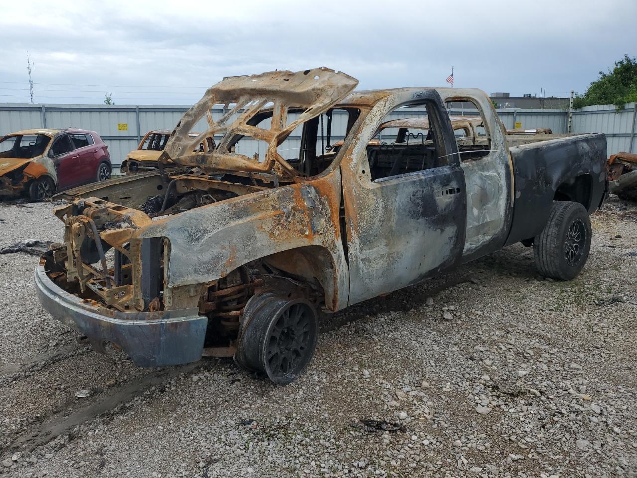 2007 Gmc New Sierra K1500 de vânzare în Lexington, KY - Burn