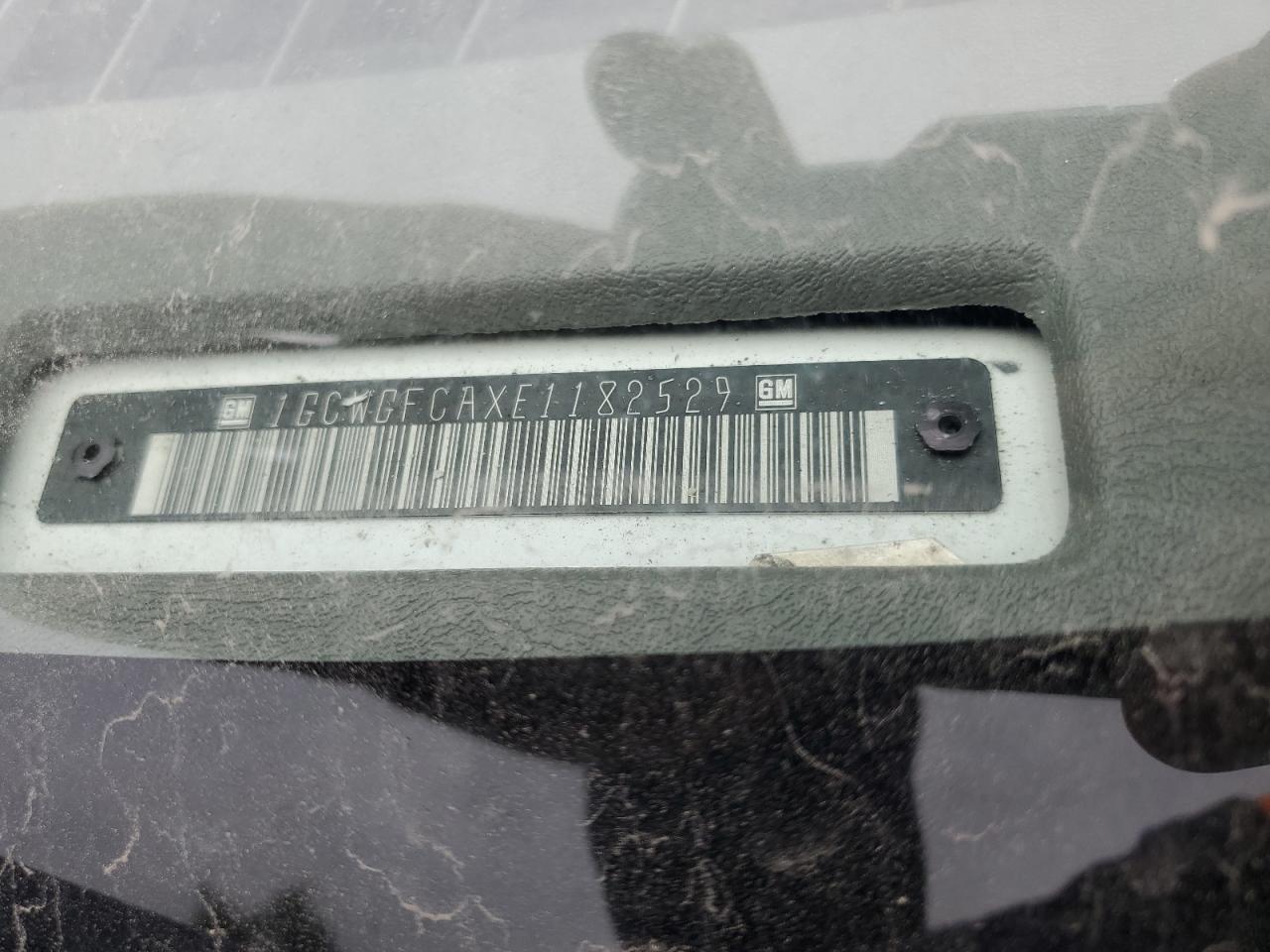 2014 Chevrolet Express G2500 VIN: 1GCWGFCAXE1182529 Lot: 54119544