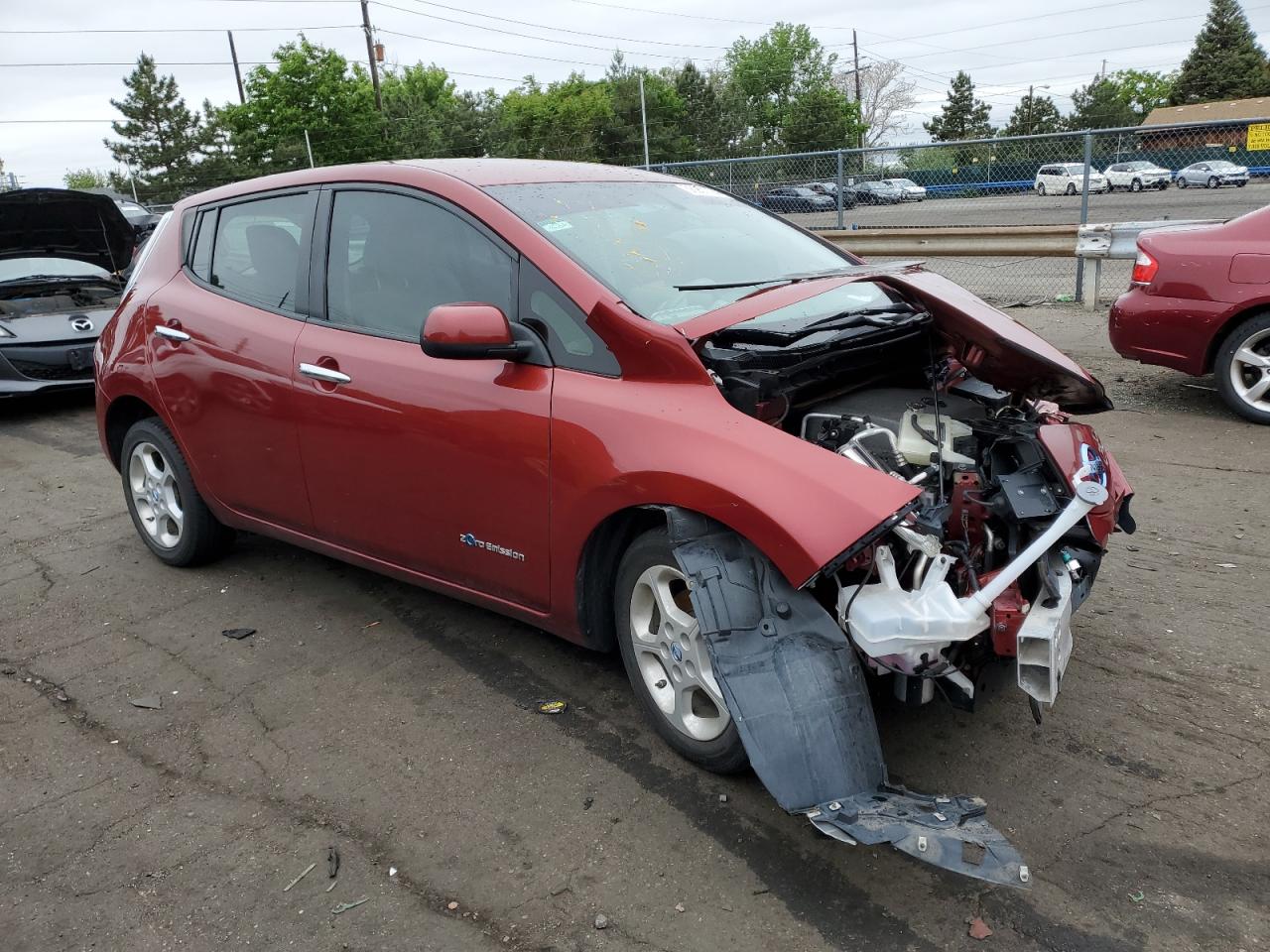 2013 Nissan Leaf S VIN: 1N4AZ0CP5DC415893 Lot: 56951794