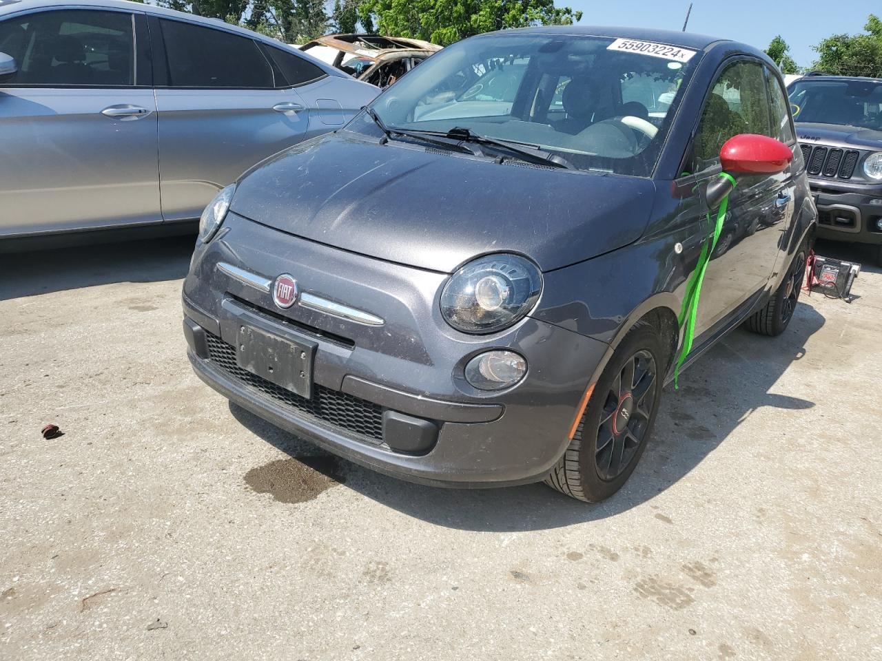 2016 Fiat 500 Pop VIN: 3C3CFFAR2GT246187 Lot: 55903224