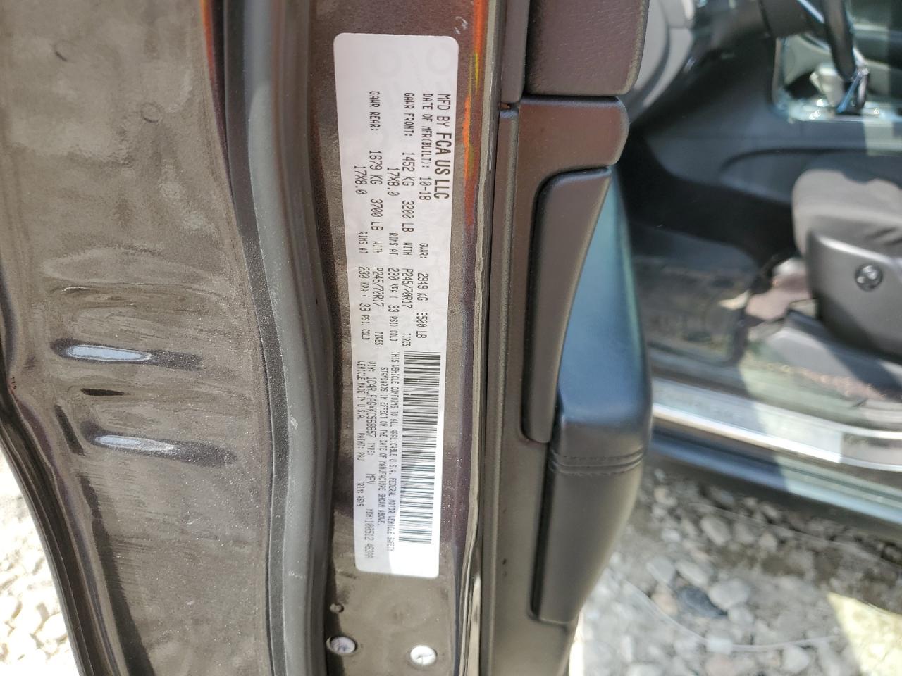 2019 Jeep Grand Cherokee Laredo VIN: 1C4RJFAGXKC568857 Lot: 55859704