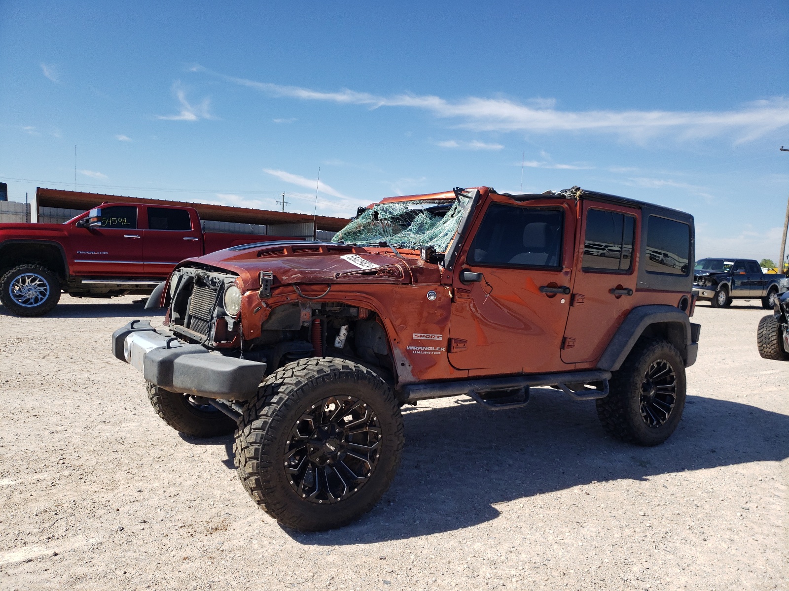 2014 Jeep Wrangler Unlimited Sport vin: 1C4BJWDG7EL297807