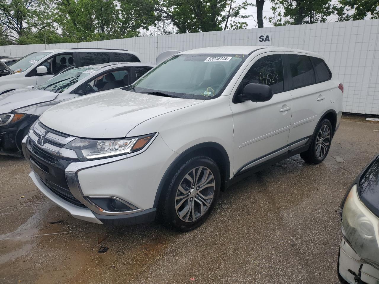 2017 Mitsubishi Outlander Es VIN: JA4AD2A37HZ070156 Lot: 53006744