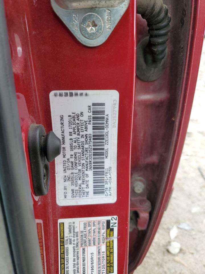 2005 Toyota Corolla Ce VIN: 1NXBR32E35Z379483 Lot: 53323894