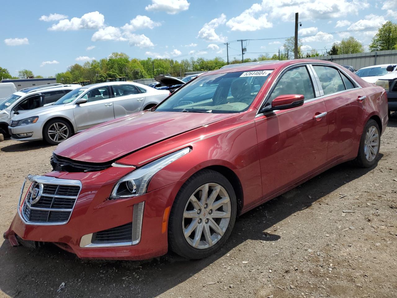 2014 Cadillac Cts Luxury Collection VIN: 1G6AR5SXXE0144084 Lot: 52644604