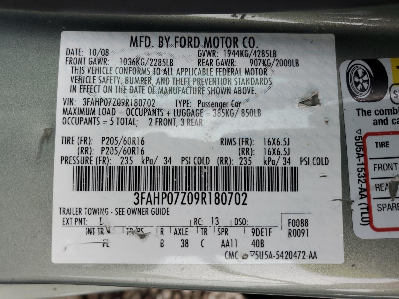 2009 Ford Fusion - Image 14