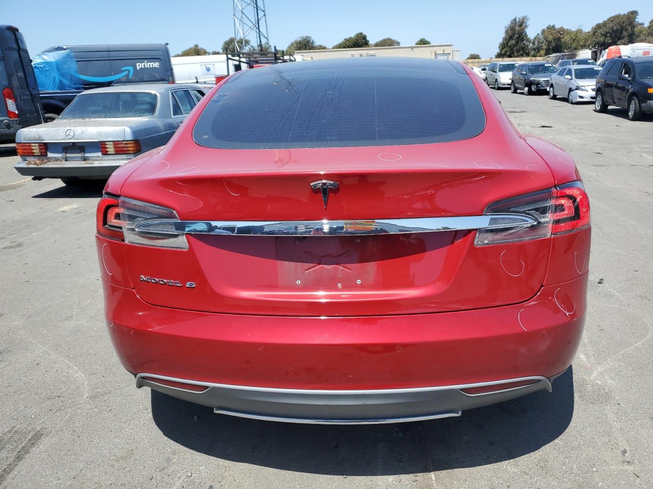 2014 Tesla Model S VIN: 5YJSA1S10EFP33160 Lot: 55332524