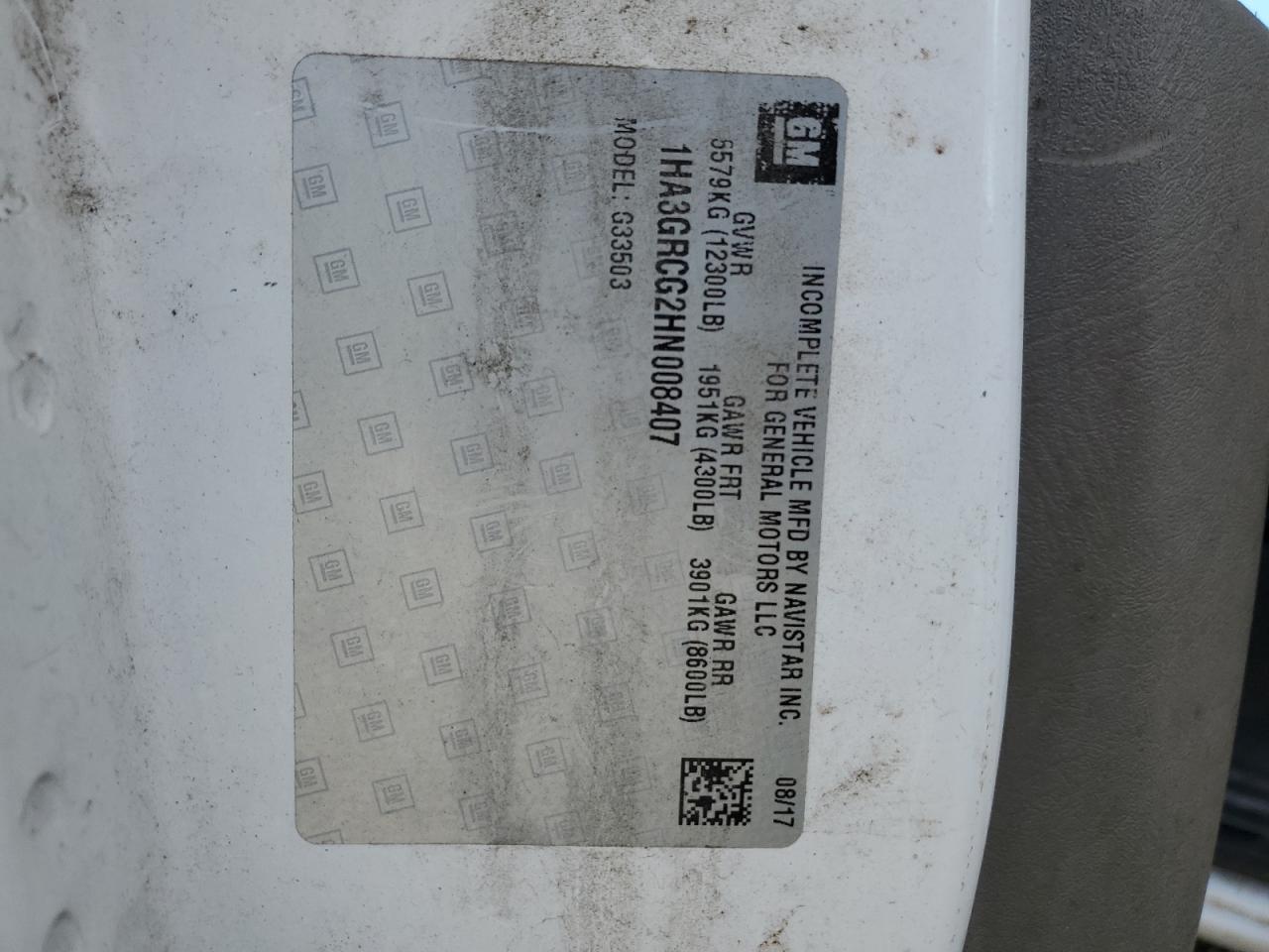 2017 Chevrolet Express G3500 VIN: 1HA3GRCG2HN008407 Lot: 56099154