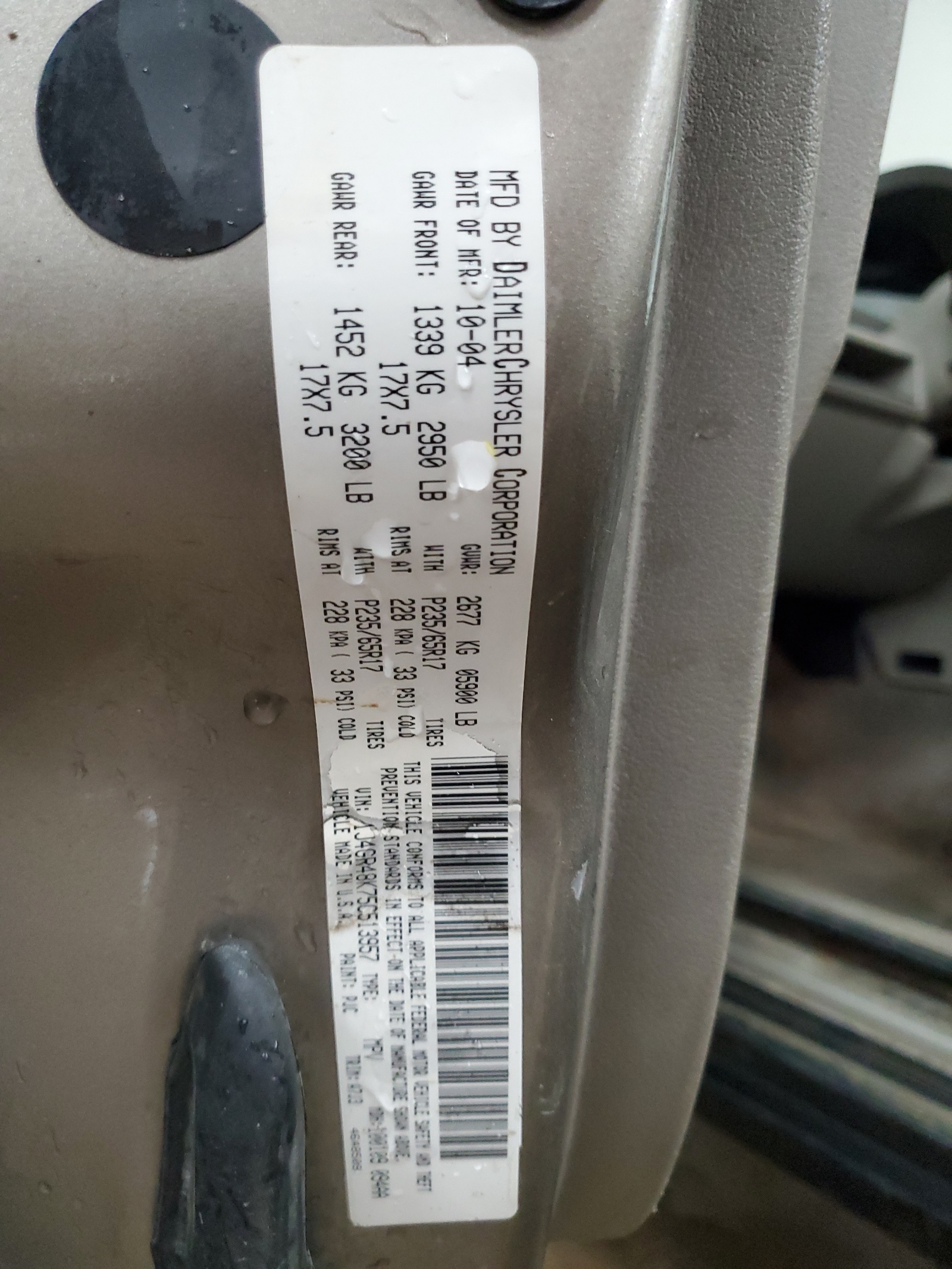 1J4GR48K75C513957 2005 Jeep Grand Cherokee Laredo