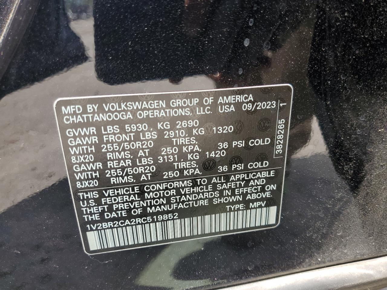 1V2BR2CA2RC519852 2024 VOLKSWAGEN ATLAS - Image 16