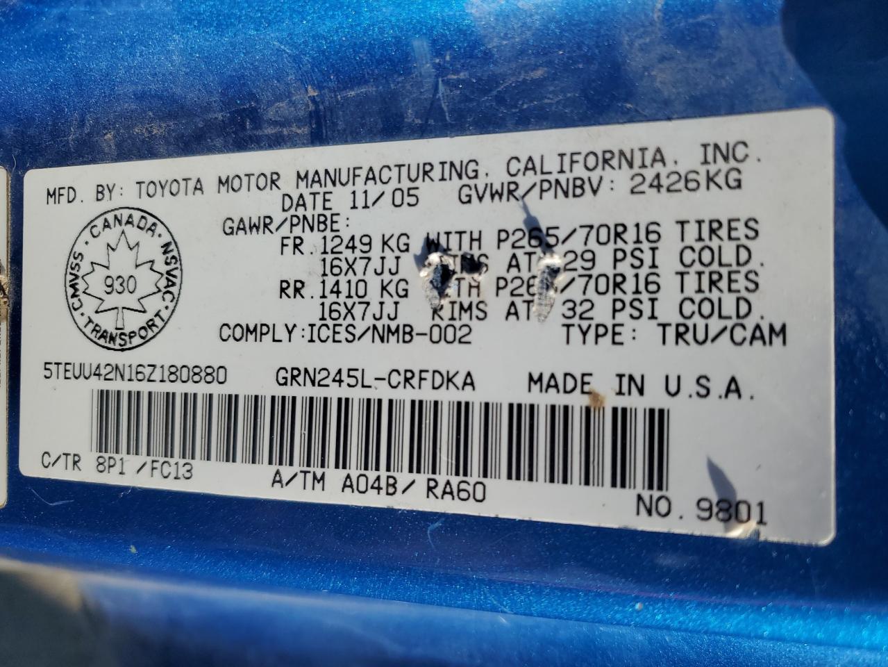 2006 Toyota Tacoma - Image 13
