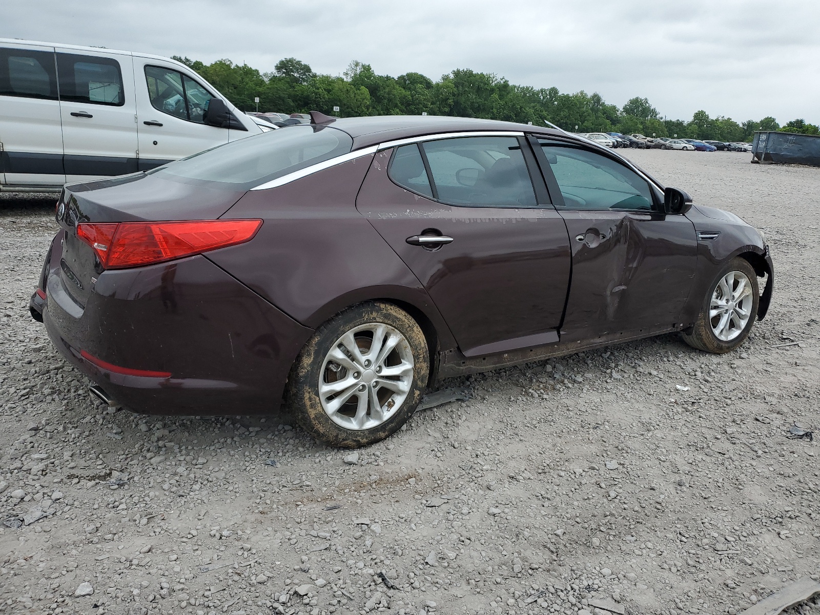 2013 Kia Optima Lx vin: 5XXGM4A7XDG130202