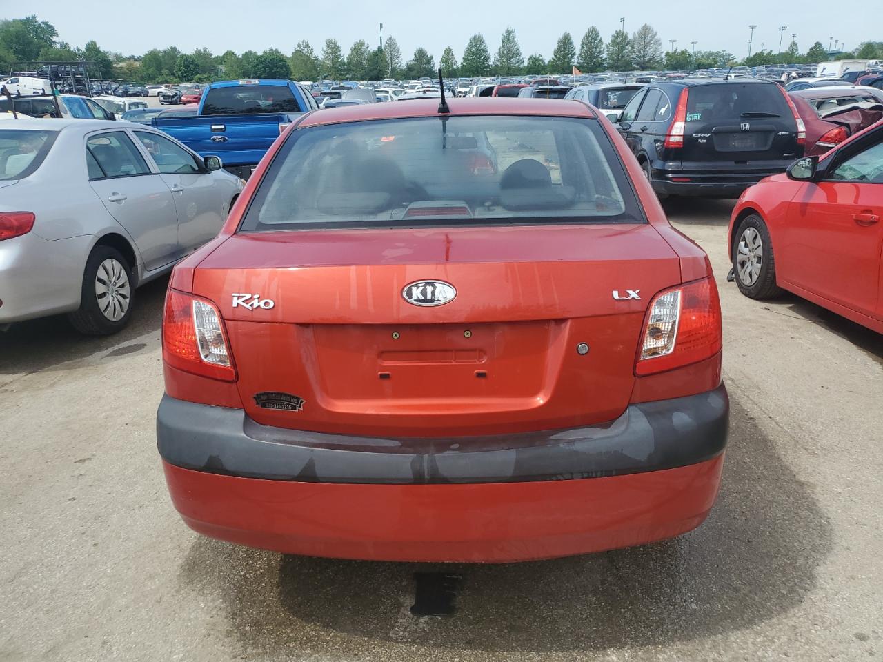 2008 Kia Rio Base VIN: KNADE123386361292 Lot: 53148074