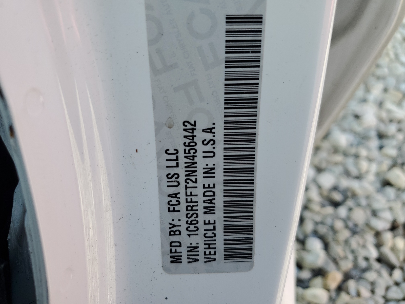 1C6SRFFT2NN456442 2022 Ram 1500 Big Horn/Lone Star