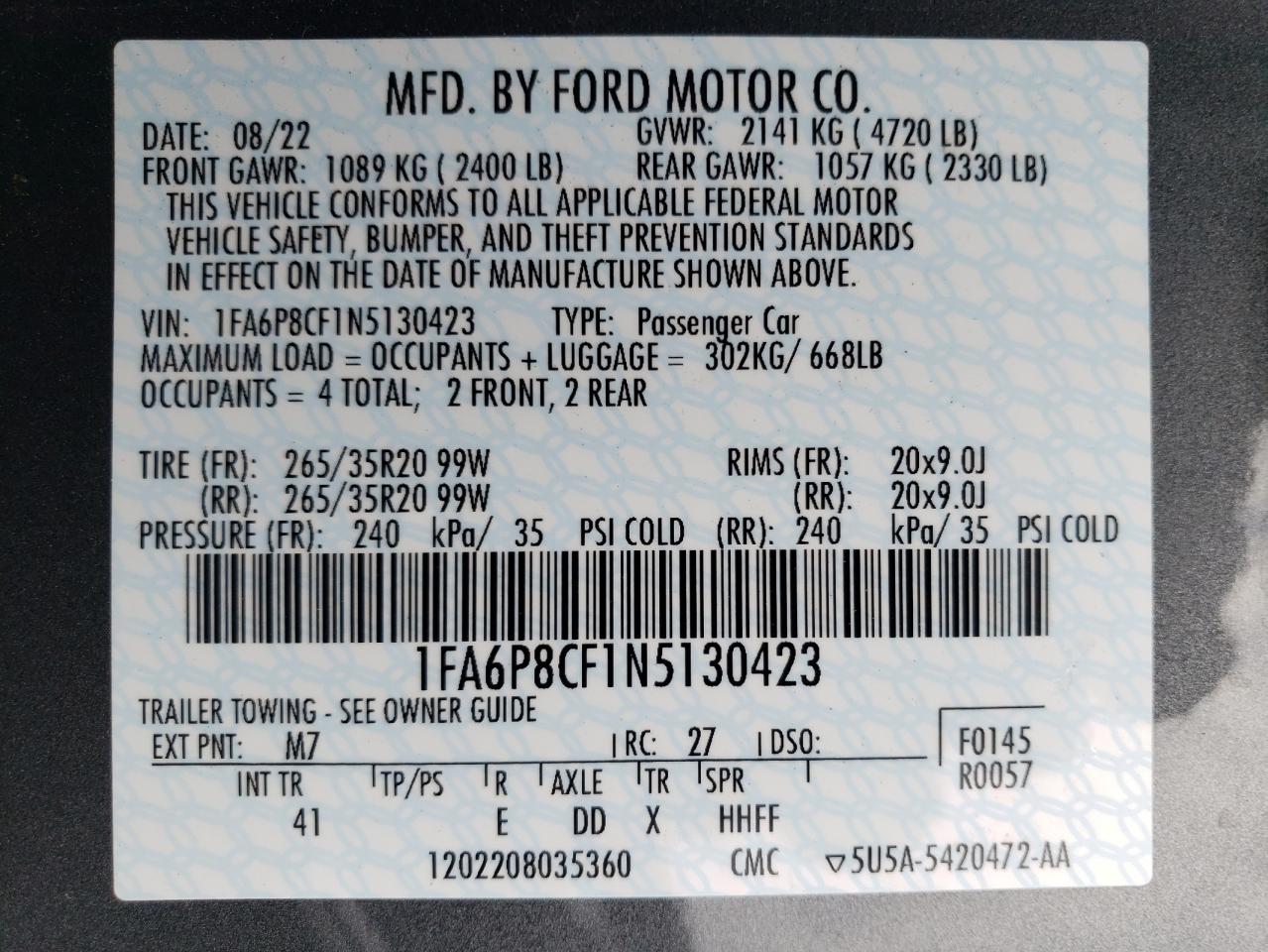 2022 Ford Mustang - Image 14