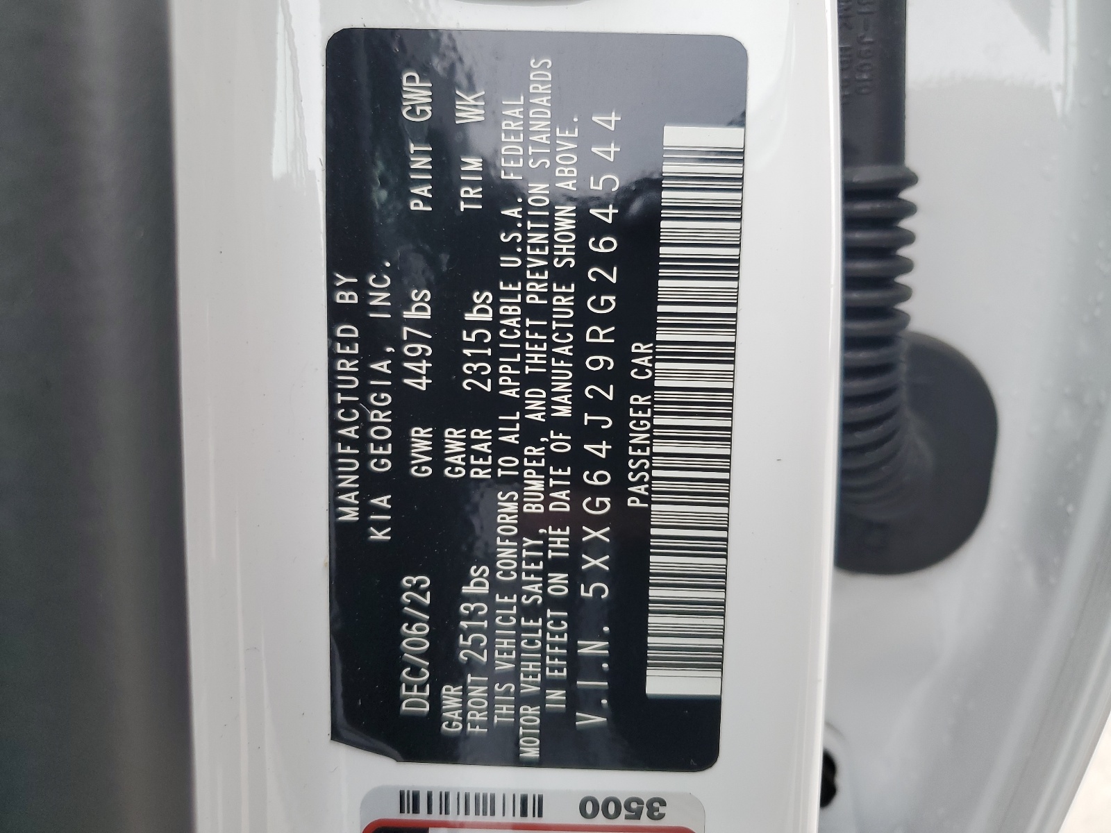 5XXG64J29RG264544 2024 Kia K5 Gt Line