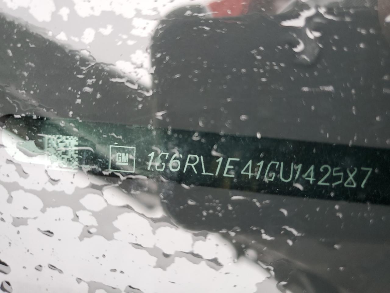 2016 Cadillac Elr VIN: 1G6RL1E41GU142587 Lot: 55908894