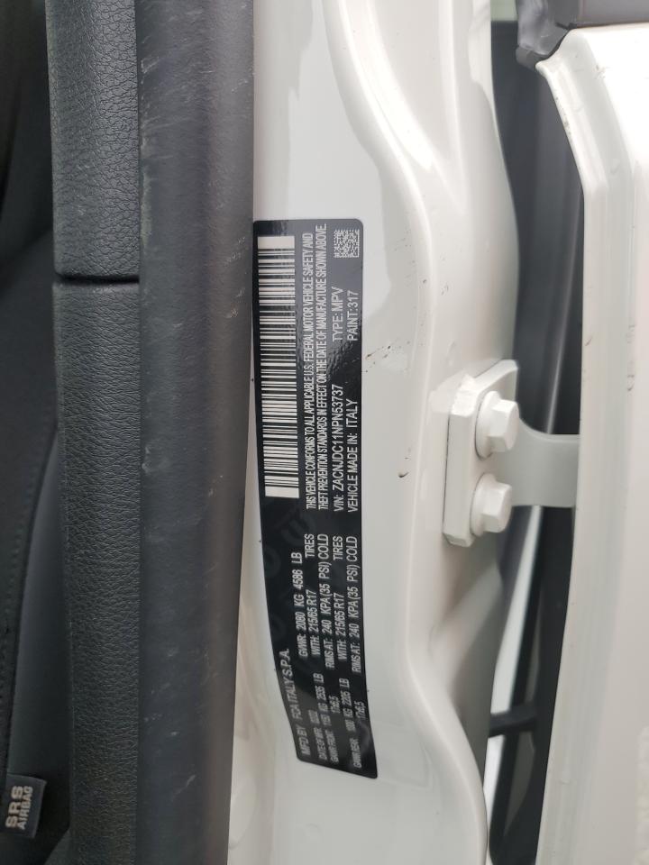 2022 Jeep Renegade Trailhawk VIN: ZACNJDC11NPN53737 Lot: 55199884