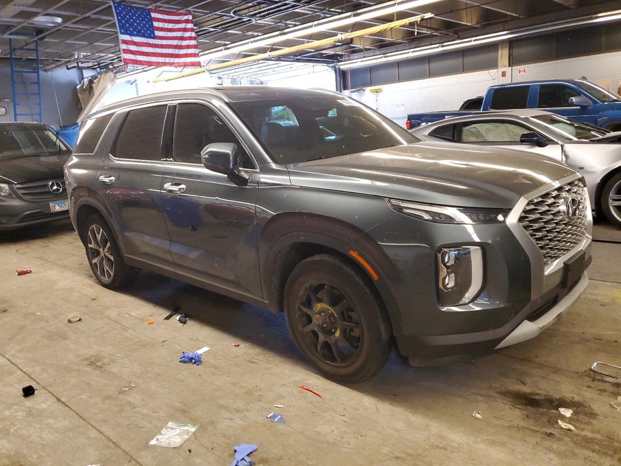 2021 Hyundai Palisade Sel VIN: KM8R3DHEXMU215322 Lot: 55699484
