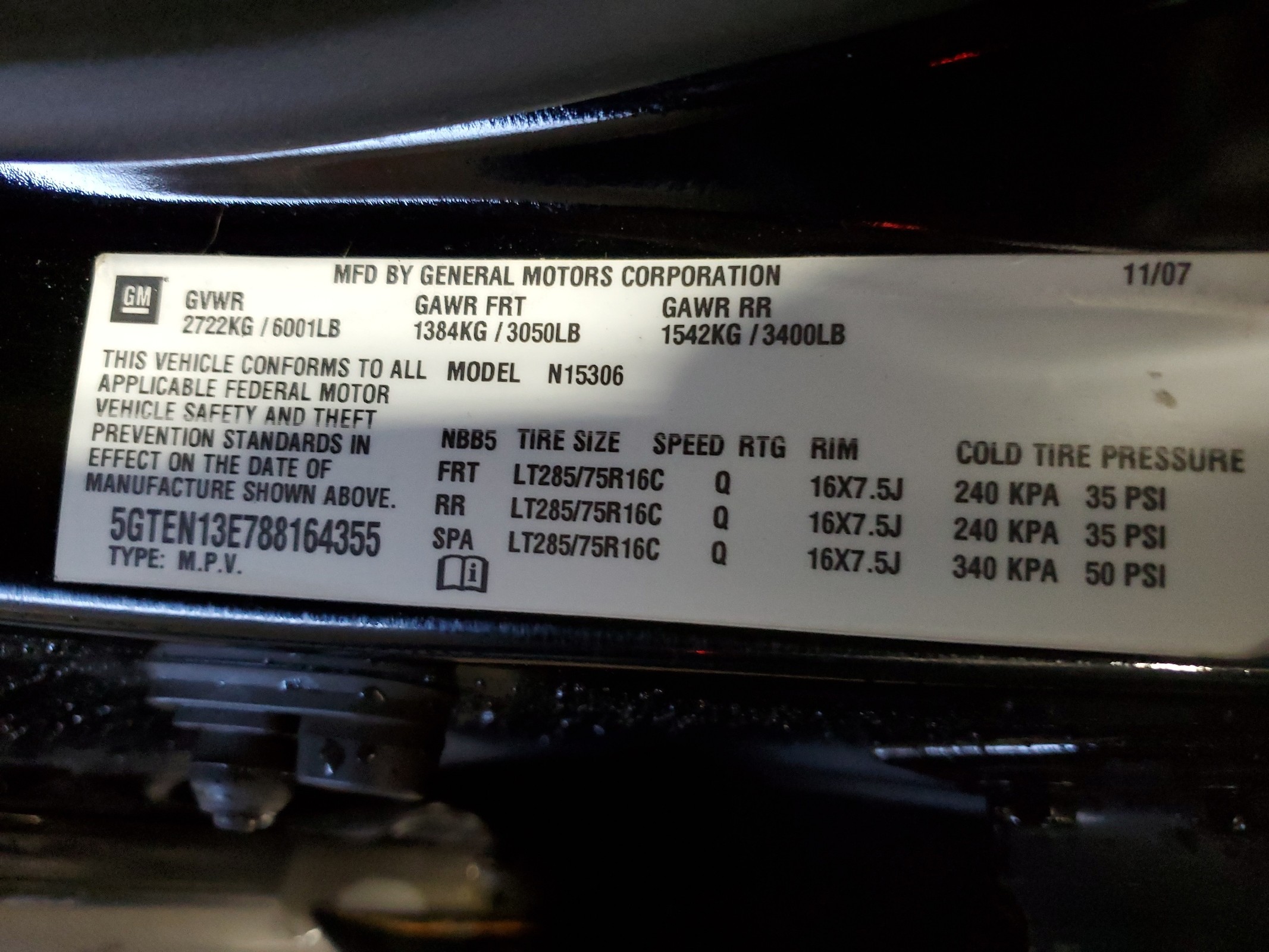 5GTEN13E788164355 2008 Hummer H3