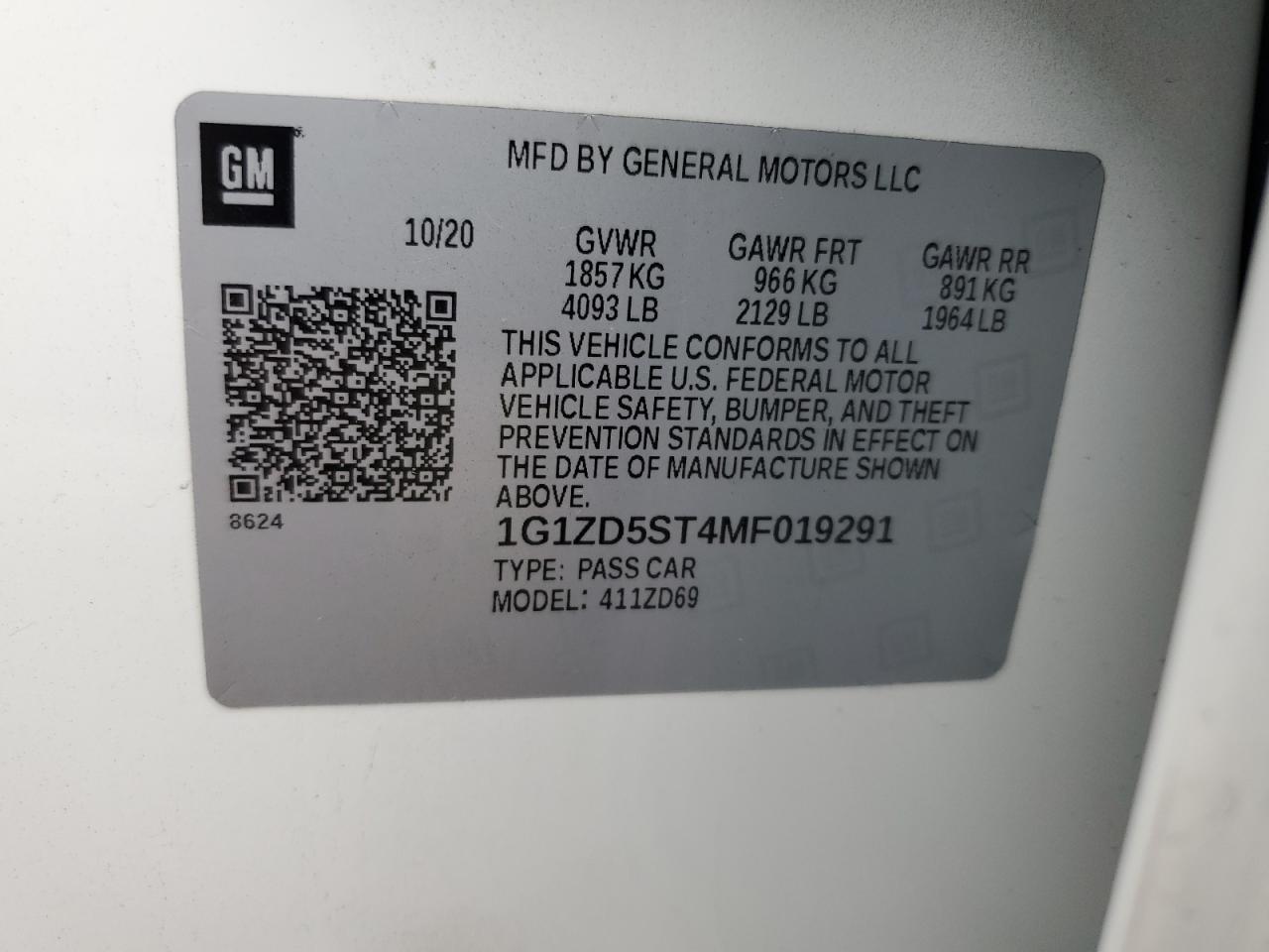 2021 Chevrolet Malibu - Image 12