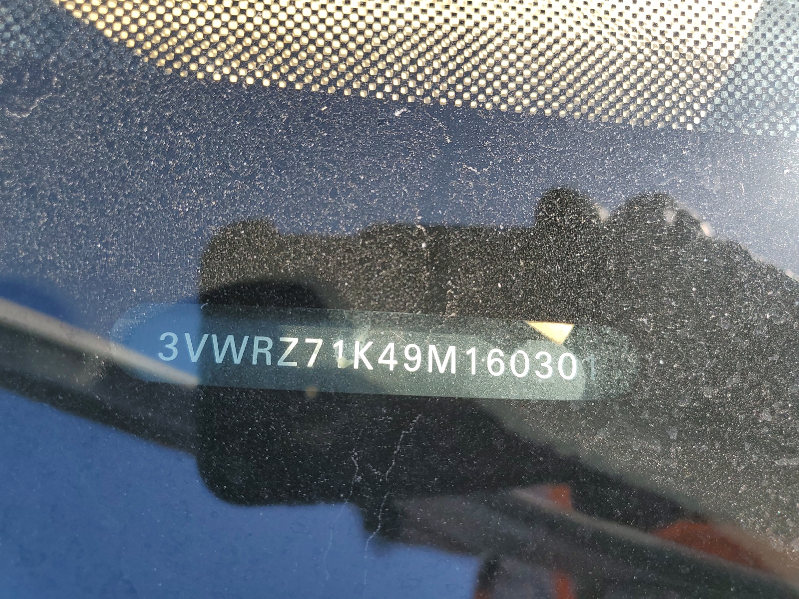 3VWRZ71K49M160301 2009 Volkswagen Jetta Se