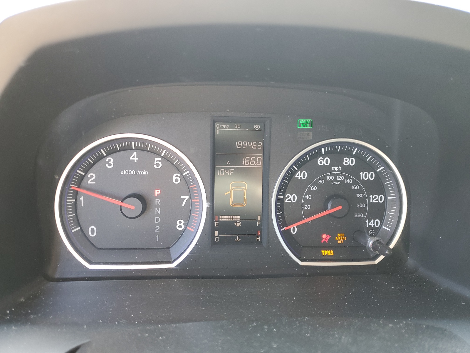 JHLRE38727C083342 2007 Honda Cr-V Exl