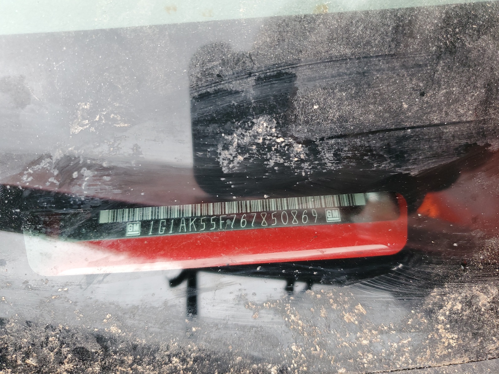 1G1AK55F767850869 2006 Chevrolet Cobalt Ls