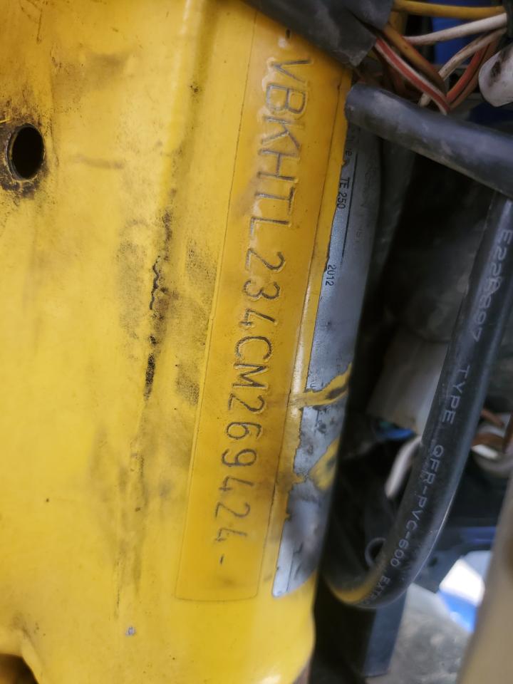 2012 Ktm 250 VIN: VBKHTL234CM269424 Lot: 56010934