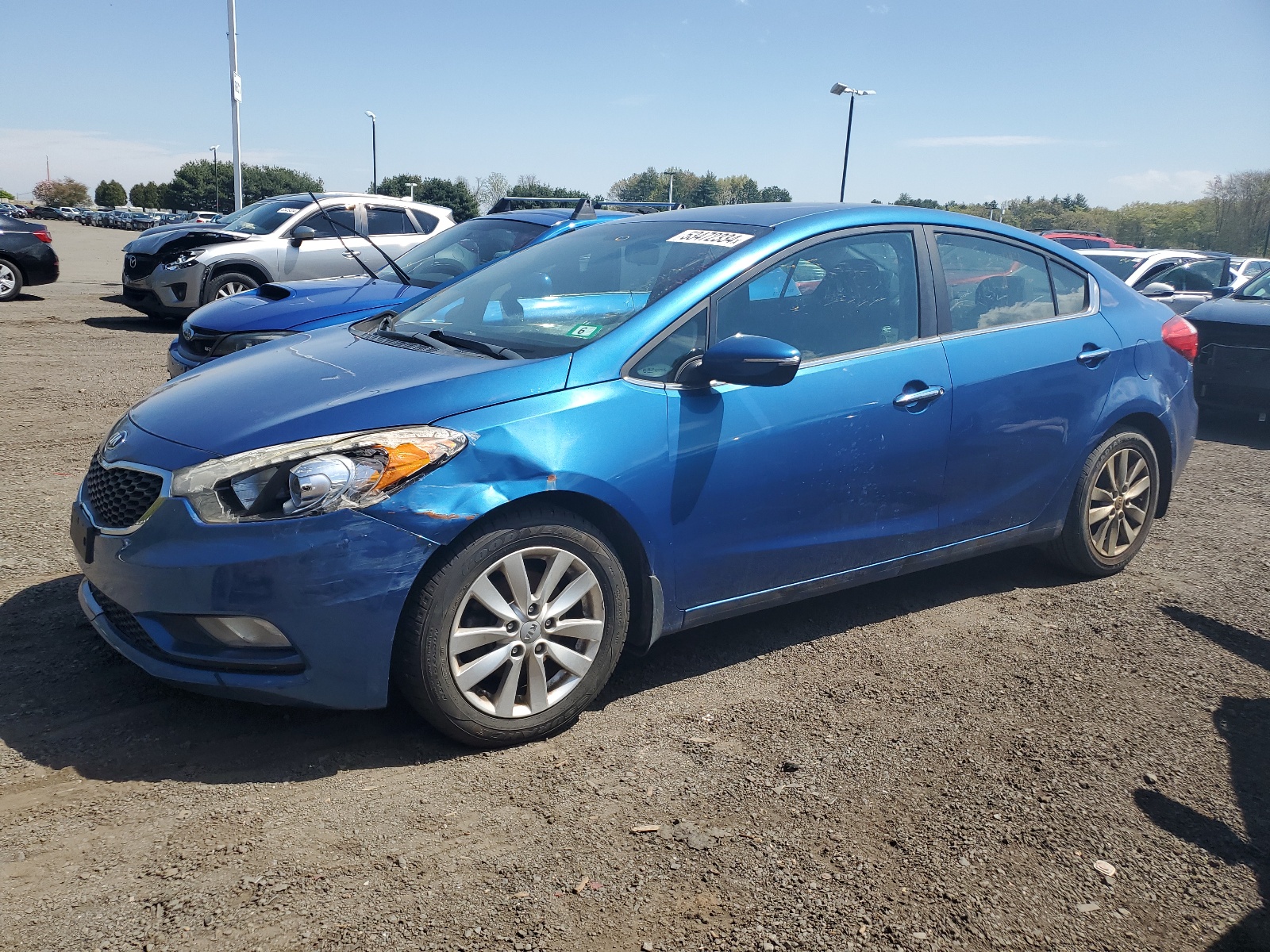 2014 Kia Forte Ex vin: KNAFX4A8XE5049540