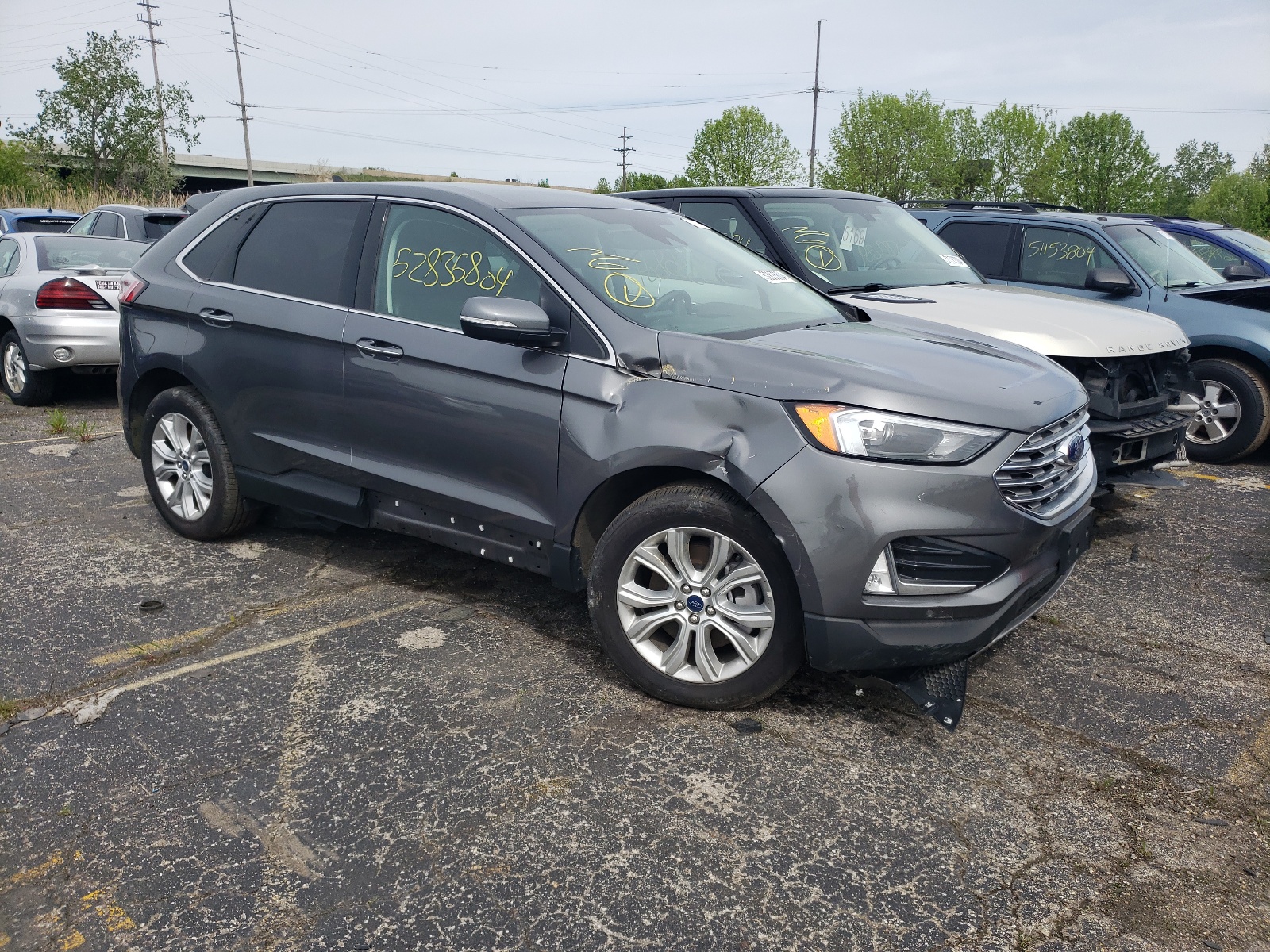 2022 Ford Edge Titanium vin: 2FMPK4K91NBB07183