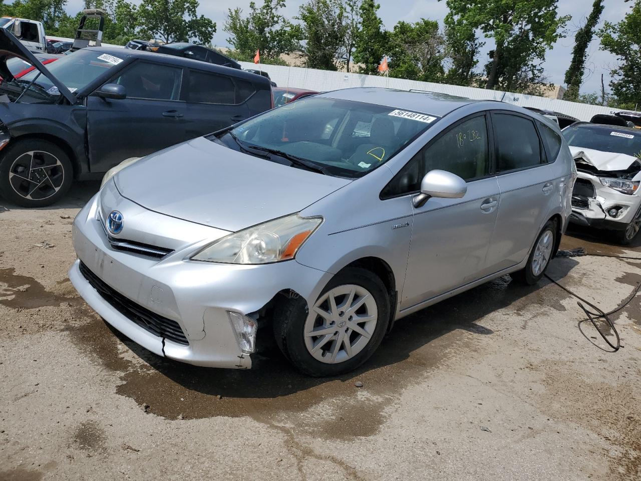 2012 Toyota Prius V  for Sale in Bridgeton, MO - Hail